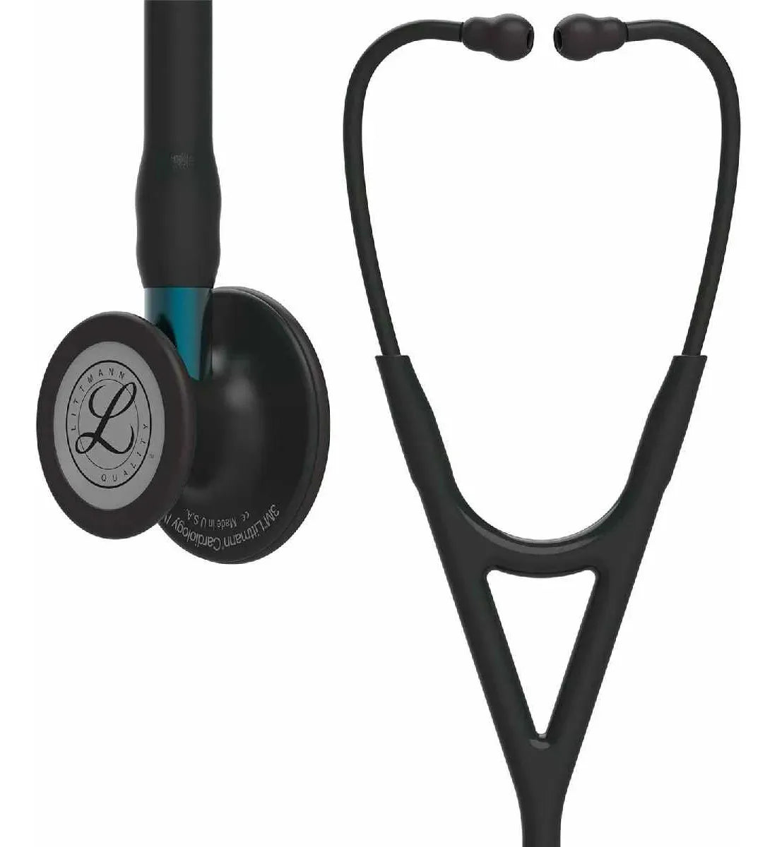 Estetoscopio Littmann Cardiology IV - Negro Mate Vástago Azul