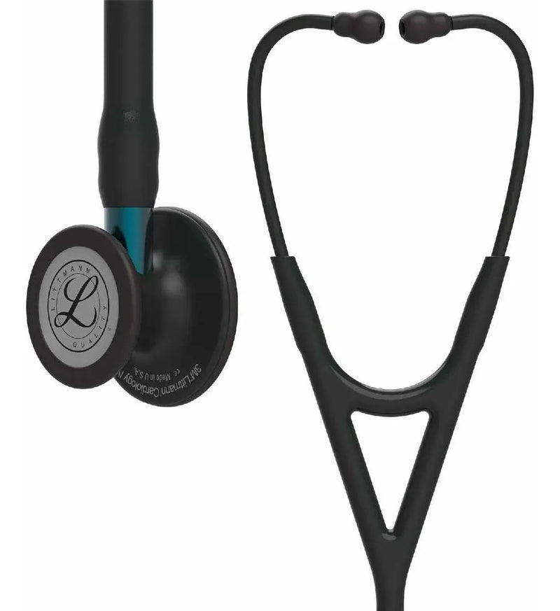 Estetoscopio Littmann Cardiology IV - Negro Mate Vástago Azul